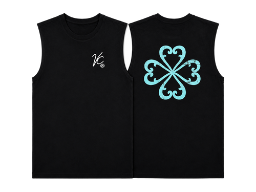 Clover Sleeveless Ice Blue