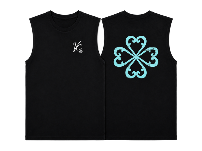 Clover Sleeveless Ice Blue